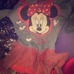 Minnie’s mouse pants and top tutu set